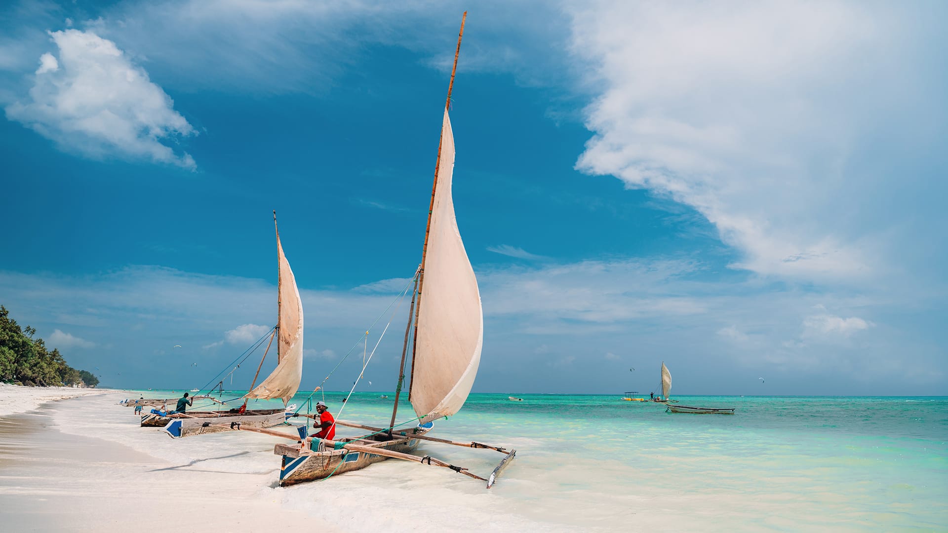 zanzibar sailboats